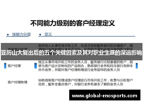 亚历山大复出后的五个关键因素及其对职业生涯的深远影响